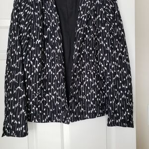 Black & white blazer
